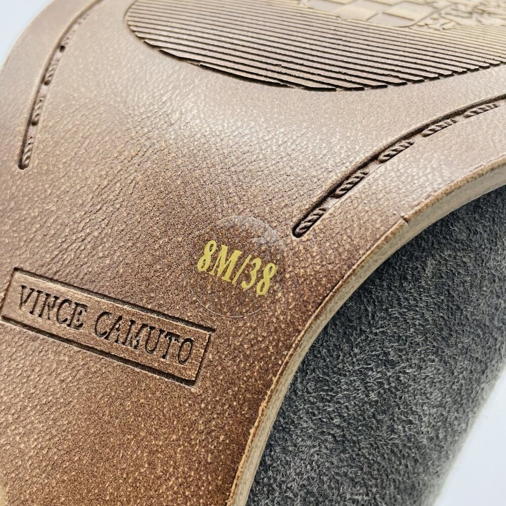 Vince Camuto Boots Womens Size 8 Gray Suede Leather Zip Ankle Heel Booties - Picture 10 of 11